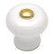 Hickory Hardware Knob 7/8 Inch Diameter P3-W - alternate 1
